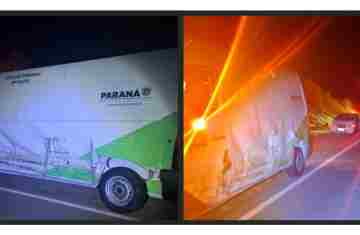 Pinhão - Acidente envolvendo três veículos mobiliza Polícia Rodoviária na PR-170